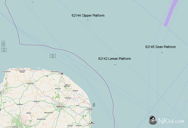 Mesomap of nearby weather buoys